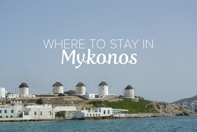 Where To Stay In Mykonos